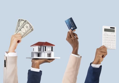 Mortgages loan finance real estate concept